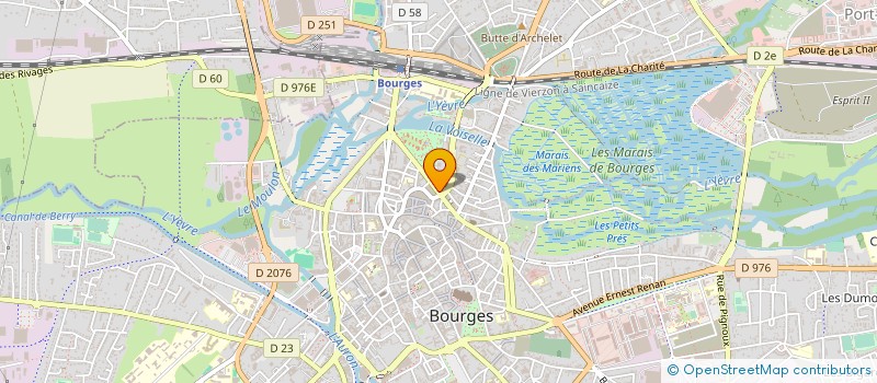 localisation de l'entreprise ASS DE SERVICES DU QUARTIER ST BONNET à BOURGES