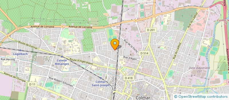 localisation de l'entreprise ASS DE SOINS ET D AIDE A DOMICILE DE COLMAR ET ALENTOURS  COLMAR