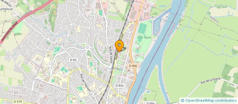 localisation de l'entreprise ASS DE SOINS ET DE SCE A DOMICILE à MACON