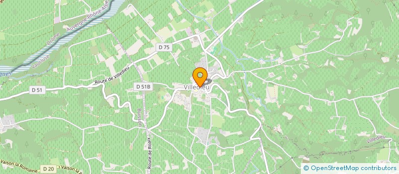 localisation de l'entreprise ASS DE SOINS PALLIATIFS DU PAYS VOCONCES  VAISON-LA-ROMAINE