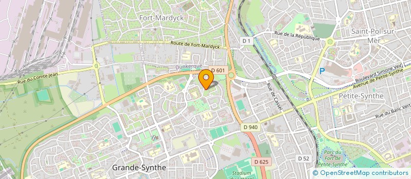 localisation de l'entreprise ASS DE SOLIDARITE ET DE FRATERNITE INTERNATIONALE à GRANDE-SYNTHE