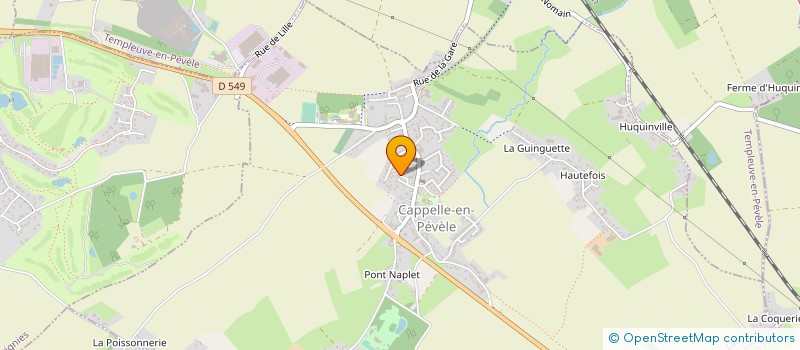 localisation de l'entreprise ASS DE SOUTIEN A L'ECOLE EMILIE CARLES  CAPPELLE-EN-PEVELE