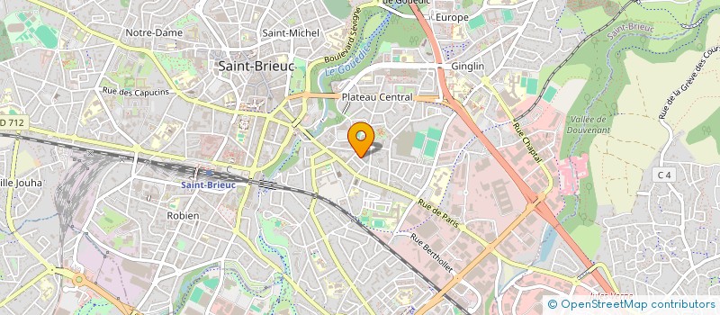 localisation de l'entreprise ASS DE SOUTIEN ET DE DEVELOPPEMENT DE L ACTION CULTURELLE ET SPORTIVE à SAINT-BRIEUC
