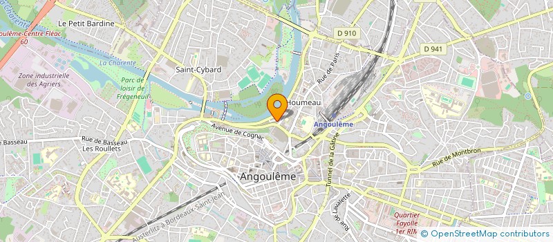 localisation de l'entreprise ASS DE SOUTIENT ARTISANAT FRANCAIS à ANGOULEME