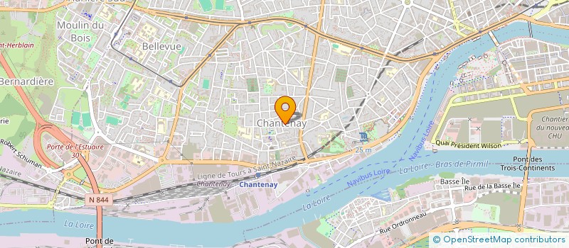 localisation de l'entreprise ASS DE SPORTIFS D AUTEURS ET D ARTISTES à NANTES