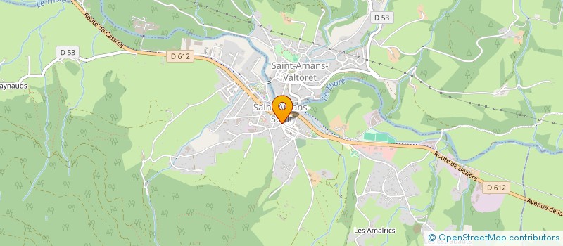 localisation de l'entreprise ASS DE STE MARIE - ST JOSEPH à SAINT-AMANS-SOULT