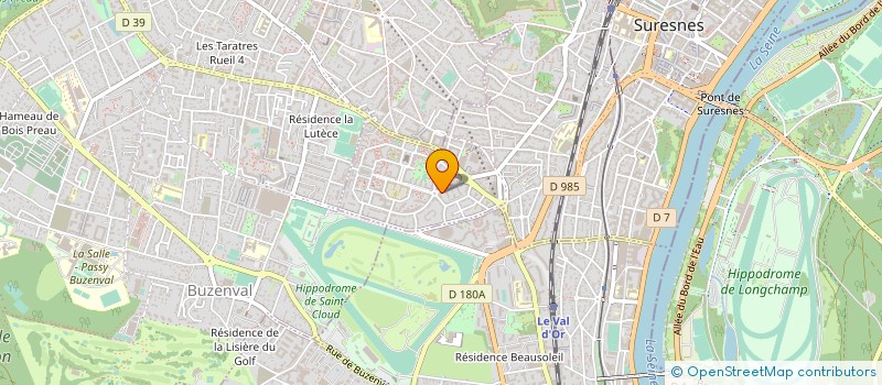 localisation de l'entreprise ASS DE SUIVI COURTE ECHELLE à SURESNES