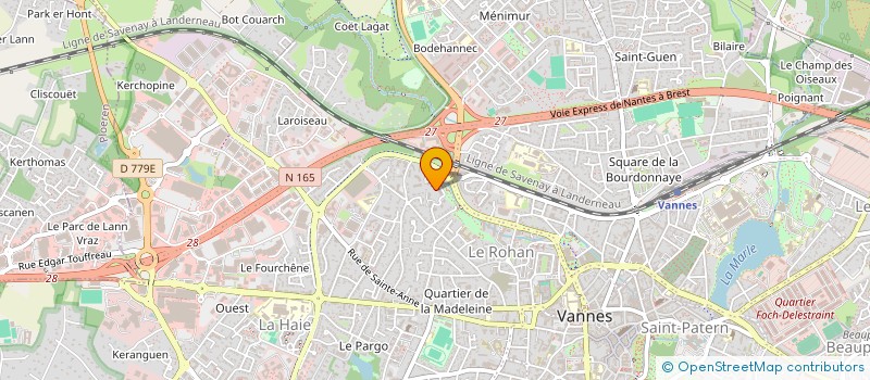 localisation de l'entreprise ASS DE SYNDICATS LIBRES à VANNES