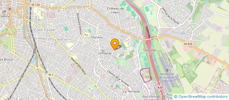 localisation de l'entreprise ASS DE TALENT  TOULOUSE