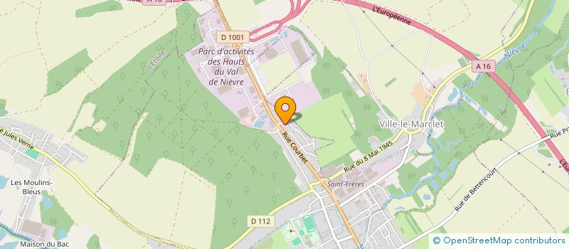 localisation de l'entreprise ASS DE TOURISME EQUESTRE  FLIXECOURT