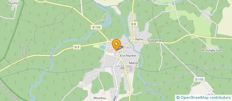 localisation de l'entreprise ASS DE VALORISATION ET DE SAUVEGARDE DU PATRIMOINE VILLANDRAUTAIS à VILLANDRAUT