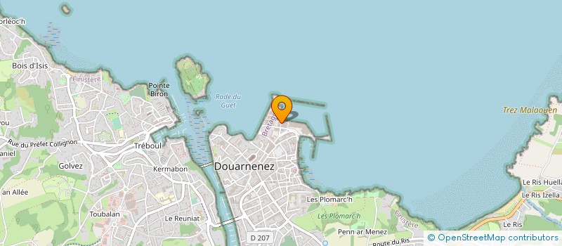 localisation de l'entreprise ASS DECHARGEMENT DU POISSON à DOUARNENEZ