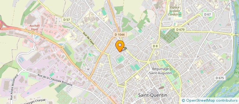 localisation de l'entreprise ASS DECOUVERTE ARTS TECH DU CIRQUE à SAINT-QUENTIN