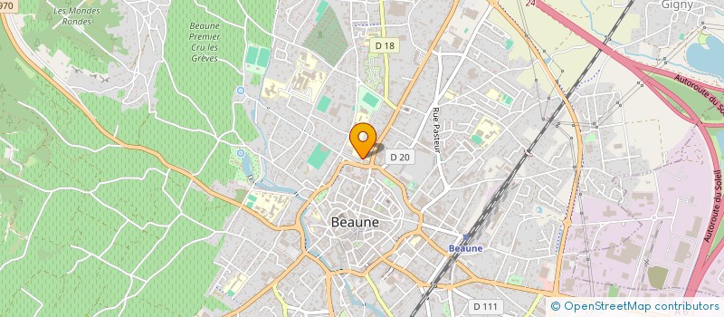 localisation de l'entreprise ASS DECOUVERTE GOLF PAYS BEAUNOIS à BEAUNE