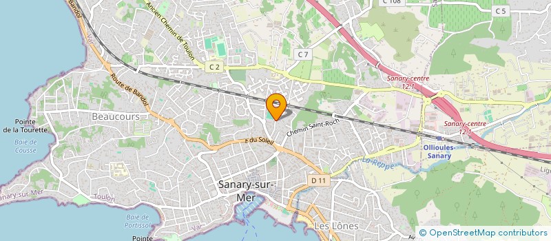 localisation de l'entreprise ASS DECOUVERTES ET CIVILISATIONS à SANARY-SUR-MER