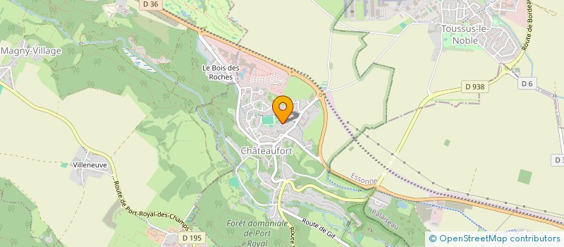 localisation de l'entreprise ASS DEF HAB RIVERAINS QUART  PERRUCHE  CHATEAUFORT