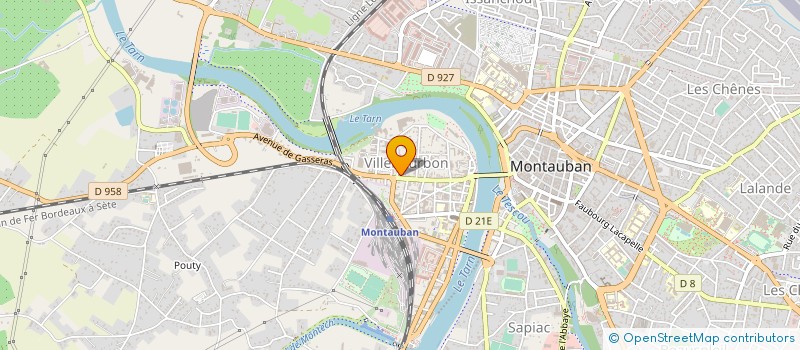 localisation de l'entreprise ASS DEFEN INTER POPULATION R G  MONTAUBAN