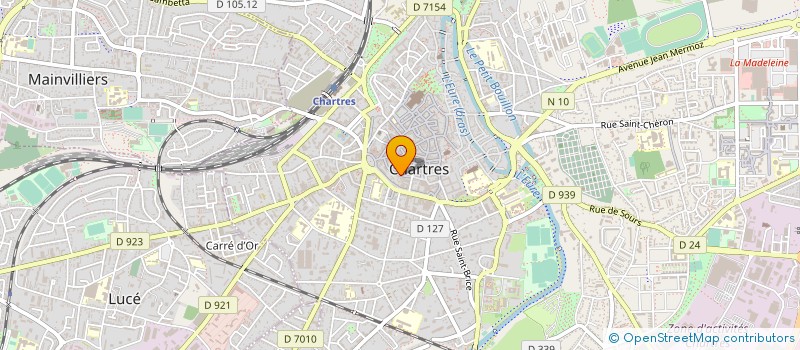localisation de l'entreprise ASS DEFENS INFO EDUC CONSOMMATEUR E ET L à CHARTRES