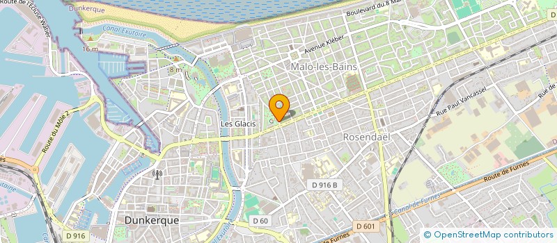 localisation de l'entreprise ASS DEFENSE COPROPRIETAIRES LITTORAL DKQUOIS à DUNKERQUE