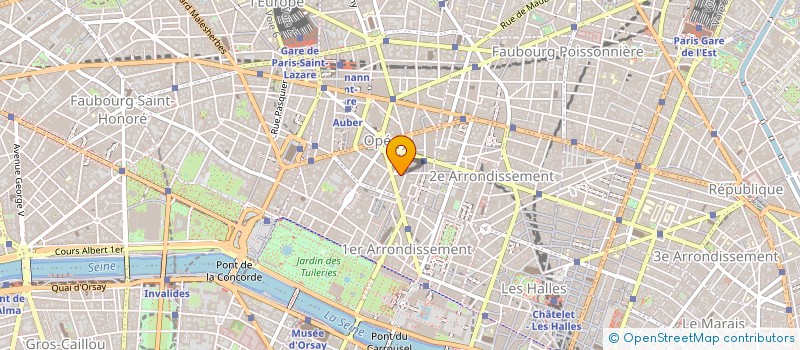 localisation de l'entreprise ASS DEFENSE CREDIT FOURRURE  PARIS