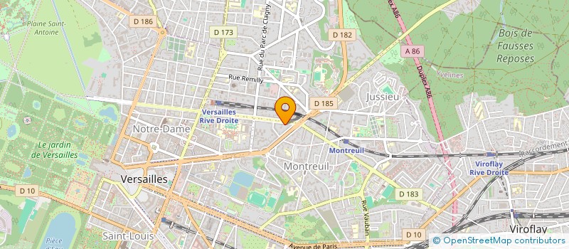 localisation de l'entreprise ASS DEFENSE DE LA MEMOIRE VENDEENNE à VERSAILLES