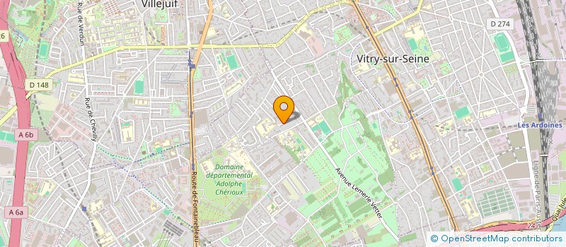 localisation de l'entreprise ASS DEFENSE DES LOCATAIRES FABIEN à VITRY-SUR-SEINE