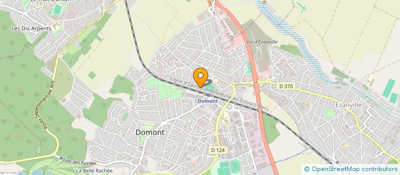 localisation de l'entreprise ASS  DEFENSE DES RESIDENTS DES MARLIERES  DOMONT