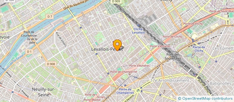 localisation de l'entreprise ASS DEFENSE DUO SAXOPHONE PIANO à LEVALLOIS-PERRET