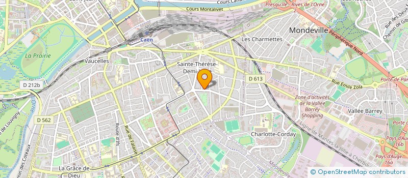 localisation de l'entreprise ASS DEFENSE EDUC ET INFO CONSOMMAT 14 à CAEN