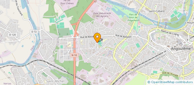 localisation de l'entreprise ASS DEFENSE ENSEIGNEMENT CONDUITE AUTO à ANGOULEME