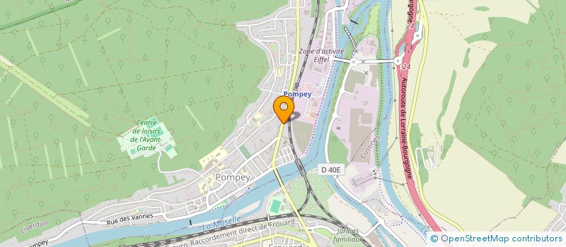 localisation de l'entreprise ASS DEFENSE ET INFORM SALARIES M M  POMPEY