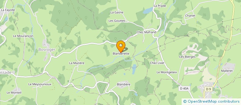 localisation de l'entreprise ASS DEFENSE ET MISE EN VALEUR  CHEMINS  BOSROGER