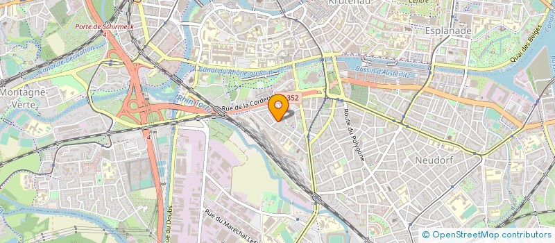 localisation de l'entreprise ASS DEFENSE ET PROMOTION DU SCHLUTHFELD à STRASBOURG