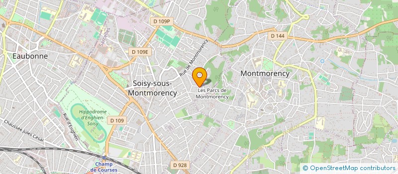 localisation de l'entreprise ASS DEFENSE HABI PLAN EXPOS RISQUES NATU  SOISY-SOUS-MONTMORENCY