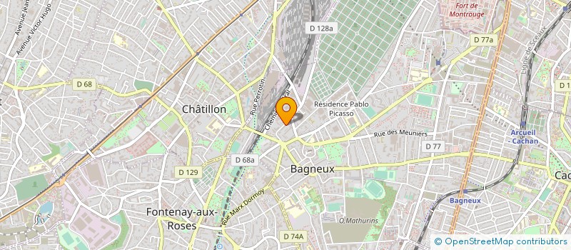 localisation de l'entreprise ASS DEFENSE INTERET HAB NORD DE BAGNEUX à BAGNEUX