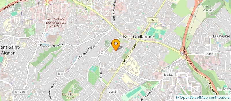 localisation de l'entreprise ASS DEFENSE INTERET HABITANT RES PRIEURE à BOIS-GUILLAUME
