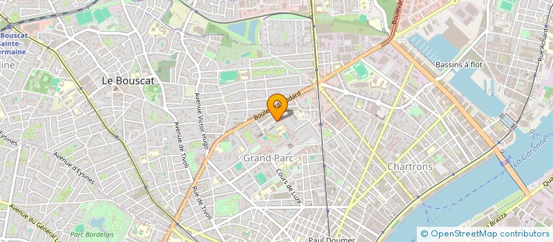 localisation de l'entreprise ASS DEFENSE PERSON HANDICAP SITUAT INSER à BORDEAUX