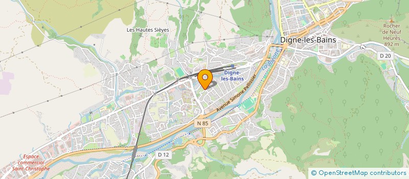 localisation de l'entreprise ASS DEFENSE VICTIMES ERREUR MEDIC JURIDI à DIGNE-LES-BAINS