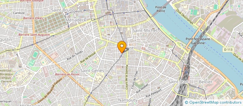 localisation de l'entreprise ASS DELUGE SONIQUE  BORDEAUX