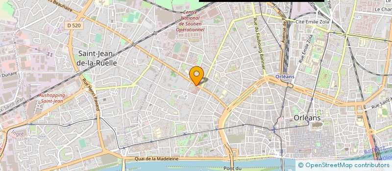localisation de l'entreprise ASS DEMANDEUR EMPLOI AGGLO ORLEANS  ORLEANS
