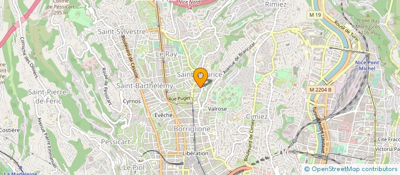 localisation de l'entreprise ASS DEMETER  NICE