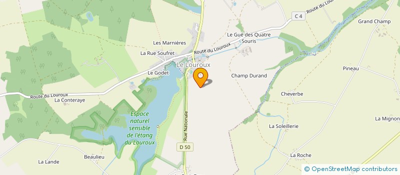 localisation de l'entreprise ASS DEMETER GROUPEMENT D'EMPLOYEURS à LE LOUROUX