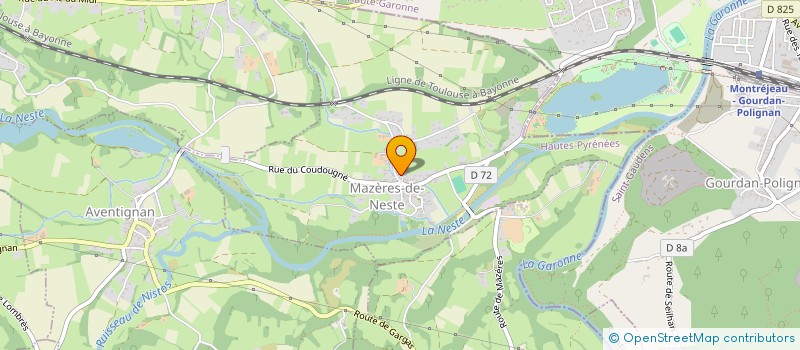 localisation de l'entreprise ASS DEP ACCOMPAGNATEURS MONTAGNE HAUTES-PYRENEES à BIZE