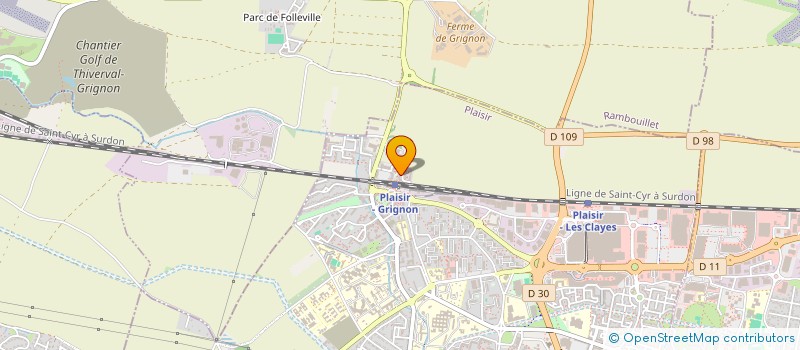 localisation de l'entreprise ASS DEP AIDE A LA MOBILITE & SCES à PLAISIR