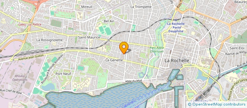 localisation de l'entreprise ASS DEP AIDE AUX PERSONNES AGEES à LA ROCHELLE
