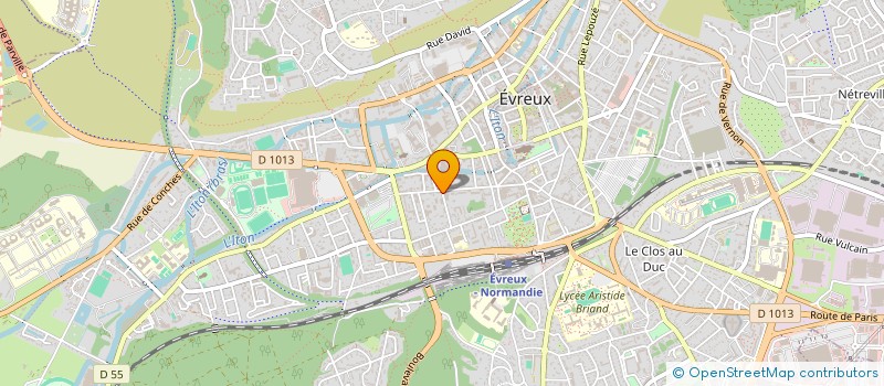 localisation de l'entreprise ASS DEP AIDE ENFANCE ADOLESCEN  EVREUX