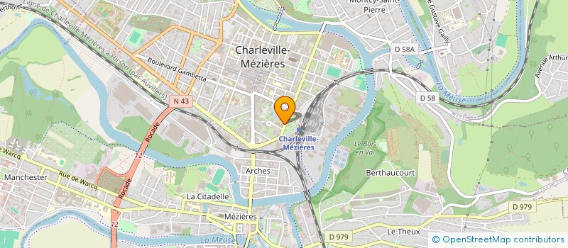 localisation de l'entreprise ASS DEP AIDE PERSONNES AGEES HANDICAPEES à CHARLEVILLE-MEZIERES