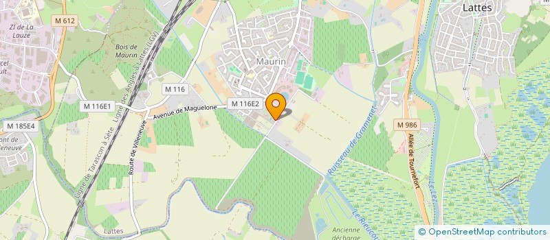 localisation de l'entreprise ASS DEP AMENA STRUC EXPL AGRIC HERAULT à LATTES