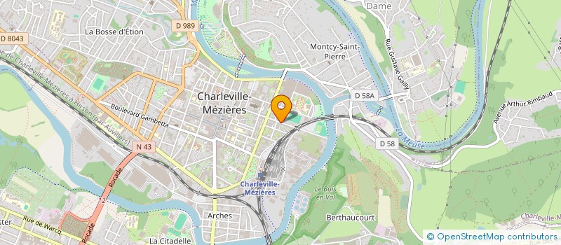 localisation de l'entreprise ASS DEP AMENAG STRUCT EXPL AGR à CHARLEVILLE-MEZIERES