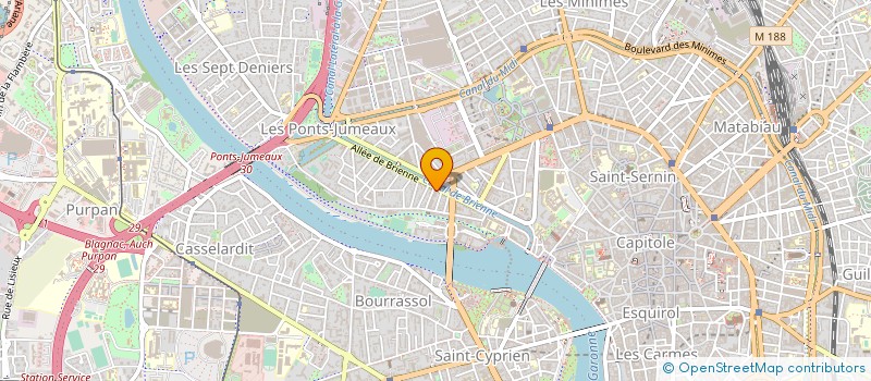localisation de l'entreprise ASS DEP AMENAG STRUCTURE EXPL AGRICOLE à TOULOUSE